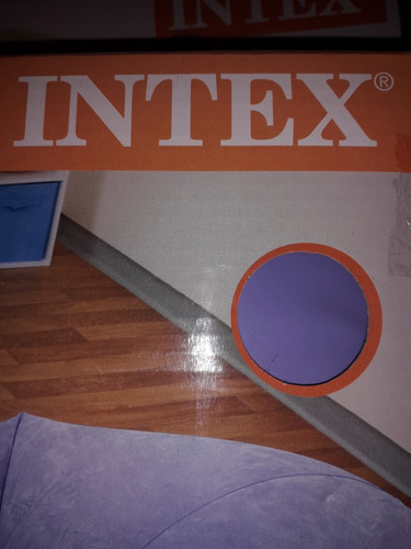 Sillon Puff Intex Inflable Aterciopelado Resistente
