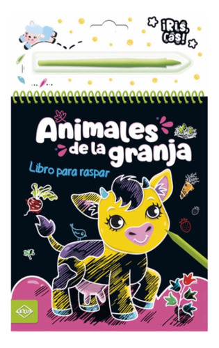 Animales De La Granja Libro Para Raspar