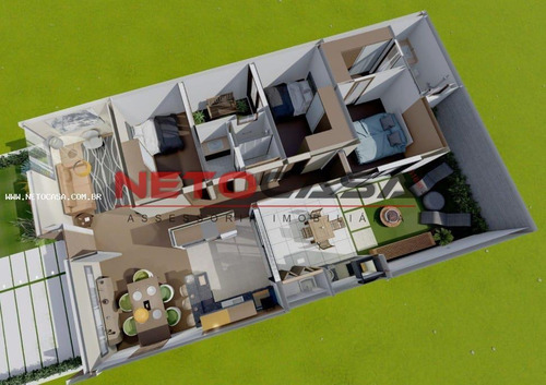 Imagem 4 de 7 de Casa Em Condomínio Para Venda Em Sorocaba, Condomínio Terras De São Francisco, 3 Dormitórios, 1 Suíte, 2 Banheiros, 2 Vagas - Cac665_1-2049884