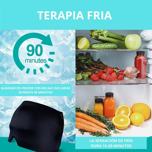 Gorro De Gel Alivio De Migraña Dolor Cabeza Compresa 360o