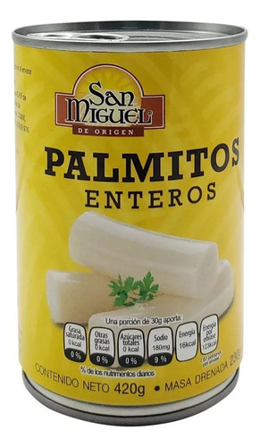Palmitos Enteros San Miguel 420 G
