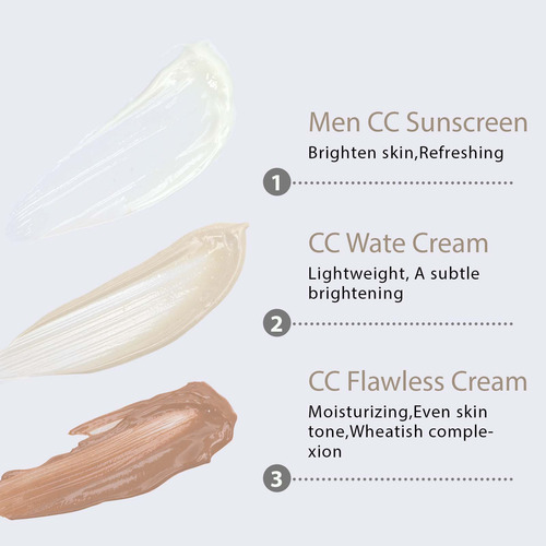 Crema De Maquillaje Facial Refrescante B Para Hombre Oil Con