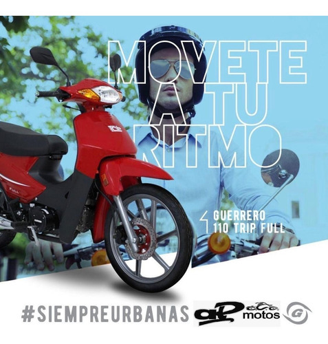 Imagen 15 de 15 de Guerrero Trip 110 Full Negro 2022 Wave Smash 0km Ap Motos