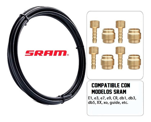 Flexible De Freno Hidraulico 2.5 Metros Para Sram