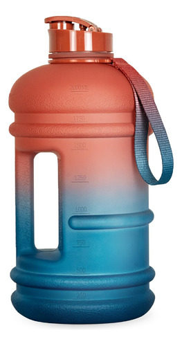 Botella De Agua De 2 Litros - Libre De Bpa - Ideal Para Gimn