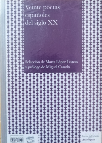 Veinte Poetas Españoles Del Siglo Xx 