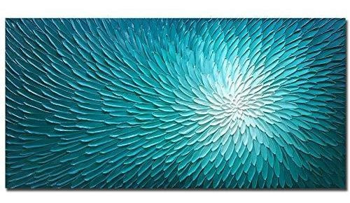 Pinturas De Arte 24x48inch Textured Pintada A Mano Arte...