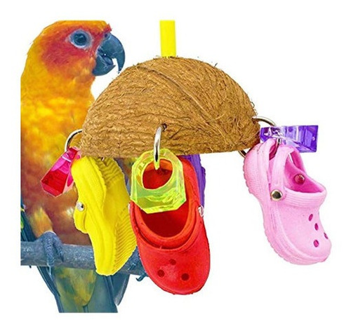 Bonka Bird Toys 1784 Coco Croc Bird Toy Jaula De Loro Juguet