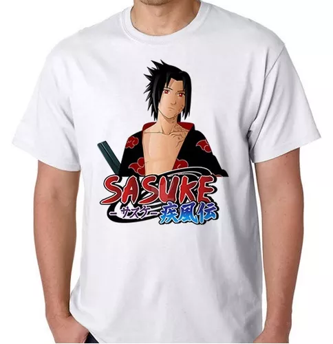 Camisa Sasuke Frete Gratis Anime Camiseta Jogo Blusa Desenho