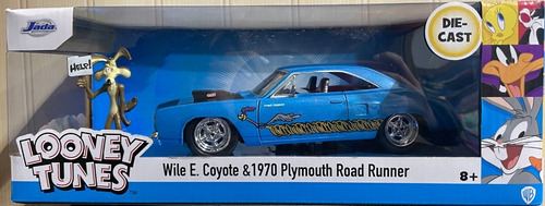 Wile E. Coyote & 1970 Plymouth Road Runner Escala 1:24