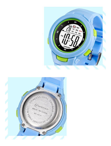 3 Reloj Digital Para Niños Reloj De Pulsera Para Azul Claro