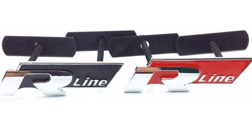 Insignia Cromada Para Parrilla R-line 