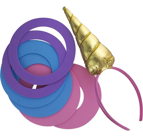 Paladone Unicorn Hoopla | Unicorn Themed Party Game Ring Tos