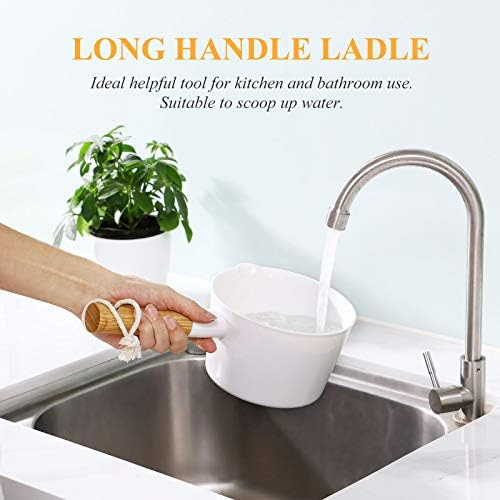 Doitool Cucharón De Agua Cuchara De Lavado De Mango Largo, 1