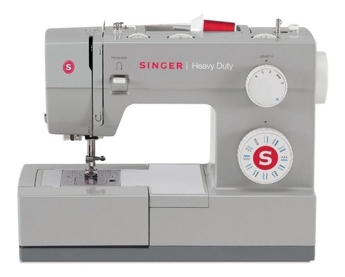 Imagen 1 de 2 de Máquina de coser semi industrial recta Singer Heavy Duty 4423 portable gris 220V - 240V