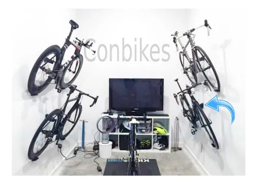 Soporte Bicicleta Pared Gancho Pedal + Soporte Ruedas Nayres