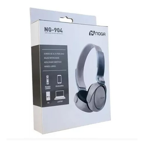 Auriculares Manos Libres Con Cable Celular Pc Noga Ng-904