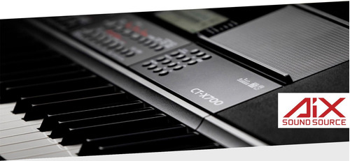 Imagen 3 de 6 de Teclado Casio Ctx700 5 Octavas Sensitivo + Soporte + Funda