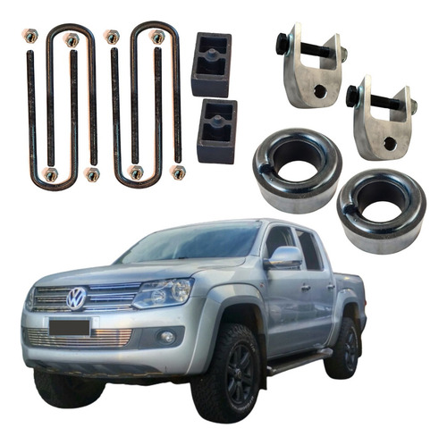 Kit Lift De Calço Suspensão Amarok V6 2010 A 2023