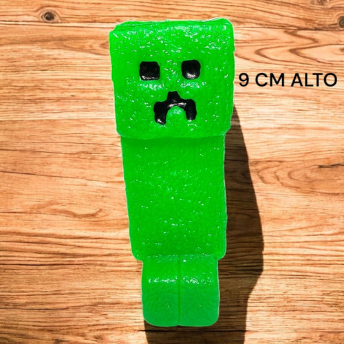 Minecraft Set Figuras Creeper, Lobo 4 Pzs Articulado