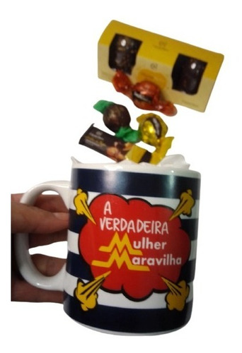 Presente Para  Mamãe, Kit Chocolates Cacau Show C/caneca