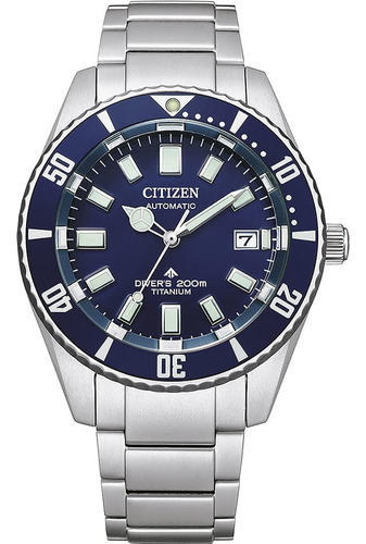 Reloj Citizen Promaster Dive Automatic Blue Dial Para Hombre