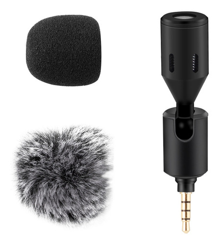 Mini Plug-in Smartphone Micrófono Teléfono Móvil Mic Cardioi