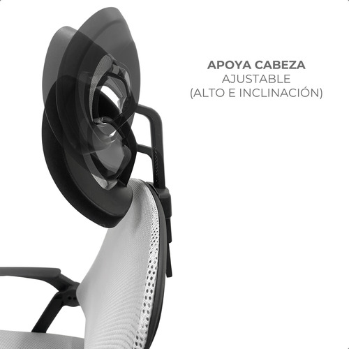 Silla Pc Oficina Escritorio Ergonomica Ruedas Soporte Lumbar