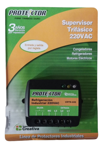 Supervisor Trifásico 220v Marca Protektor 