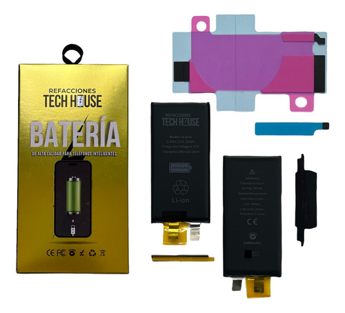 Bateria Tech House Para iPhone 13 Mini Sin Flex 2406mah