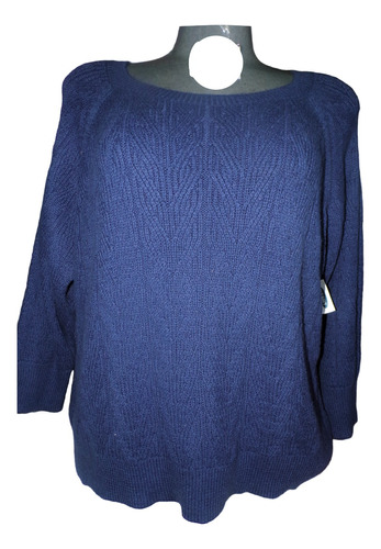 Sweater Azul Marino De Mujer Talla 4x ( 46/48 /50) Old Navy