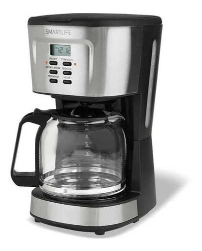 Imagen 1 de 1 de Cafetera Smartlife Digital SL-CM1095 automática negra y gris de filtro 220V - 240V