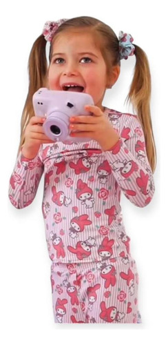  Pijama Conjunto Manga Larga Algodon Infantil De My Melody