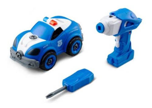 City Machine Carrinho Viatura Policial Multikids - Br1083 Cor Azul Personagem Policia