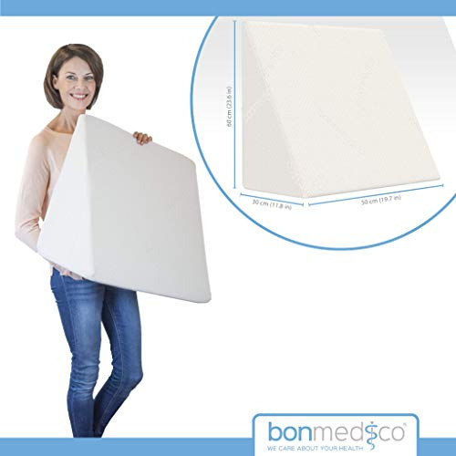 Almohada En Forma De Cuña Bonmedico, Espuma De Calidad Para