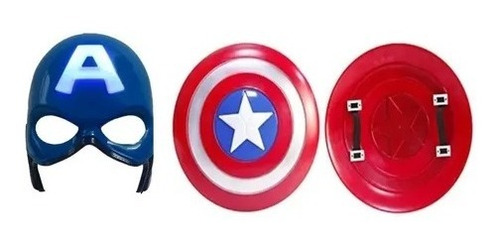 Escudo Capitan America Con Mascara Avengers
