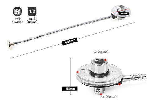 Medidor De Ângulo De Torque Magnético De 1/2 Acionamento