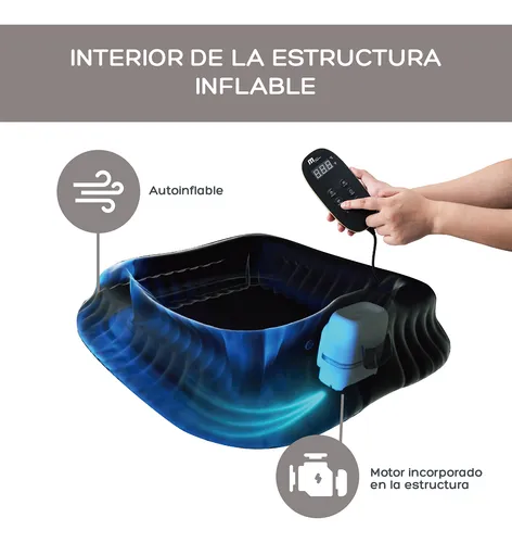 Spa Inflable Camaro Premium Para 4 Personas Mspa