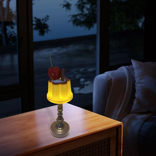 Lámpara De Escritorio De Luz De Noche Decorativa Pudding