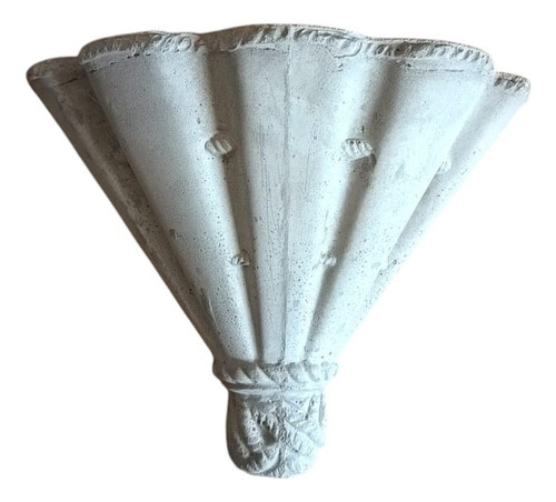 Aplique De Cemento De Luz O Maceta Mediano Gris