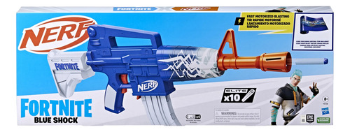 Pistola De Juguete Nerf F4108s21 - Diversión Asegurada Azul Y Blanco
