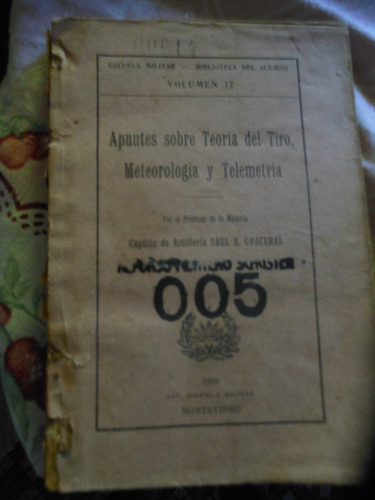 * Apuntes Sobre Teoria Del Tiro,meteorologia Y Telemetria