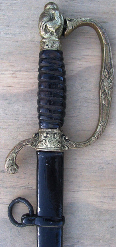 Imagen 2 de 9 de Sable Antiguo De Policia Hoja De Acero De Solingen Con Vaina