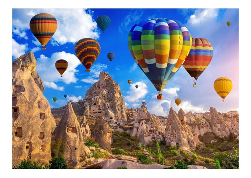 Puzzle Hot Air Balloon 1000 Piezas Calidad Para Regalar