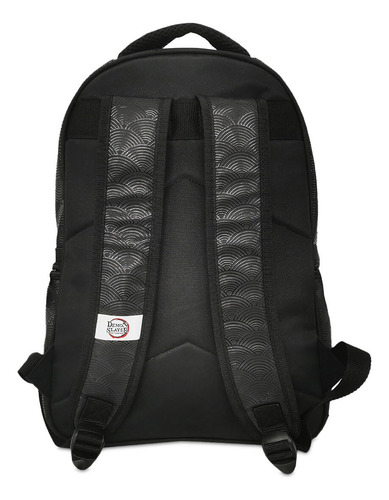 Mochila Escolar Fotorama Dm501a22bp Color Negro Diseño Demon Slayer 23l