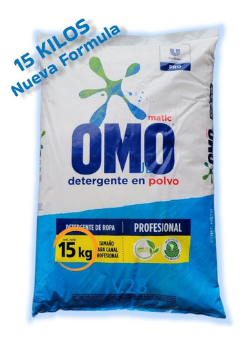 Omo 15 Kilos Detergente En Polvo  Lavandería Y Hogar