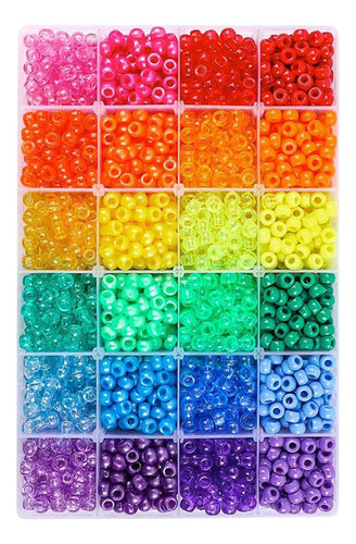 2880pcs Plástico Pony Seed Beads Diy Pulseras Brazalete