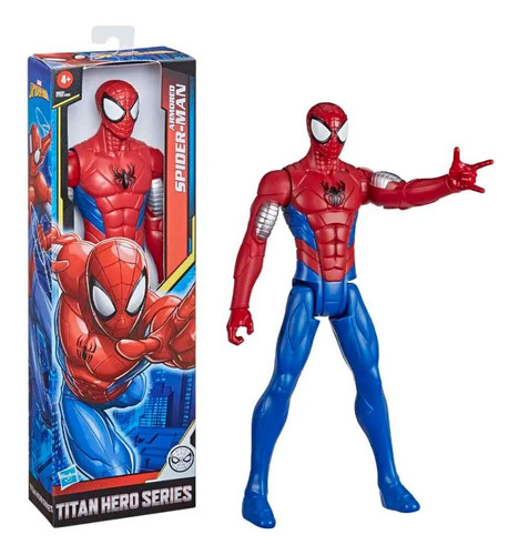 Muñeco De Marvel spiderman Blindado 30cm  