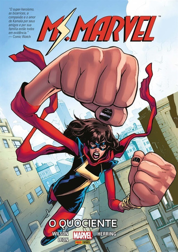 Ms. Marvel: O Quociente, de Willow Wilson, G.. Editora Panini Brasil LTDA, capa mole em português, 2020