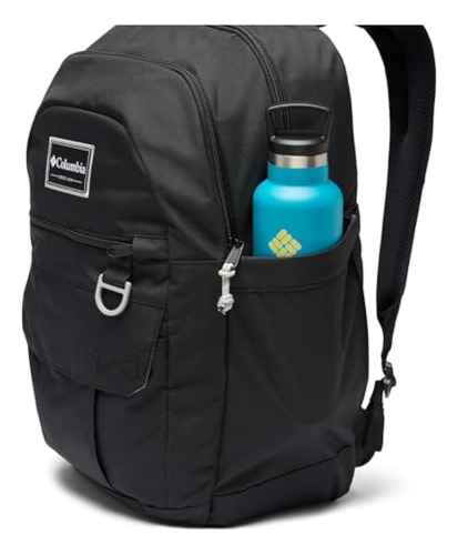 Mochila Unisex Columbia Buxton 26 L, Negra, 1 Unidad